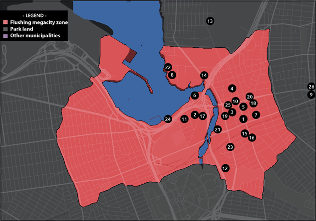 Map of Flushing2025